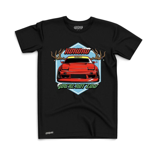 Strictly Static Christmas Modified Car T-Shirt - Black
