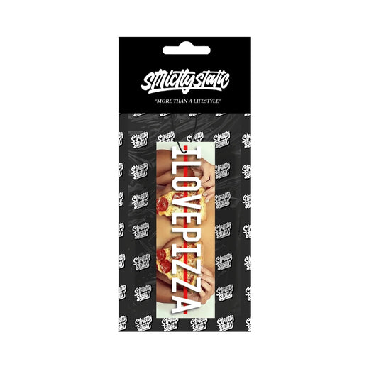 Strictly Static I Love Pizza Air Freshener - Cherry