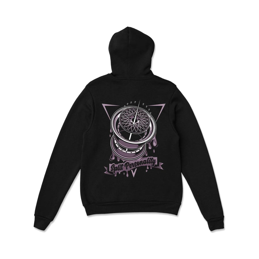 Strictly Static SSR Split Personality Hoodie, product photo on white