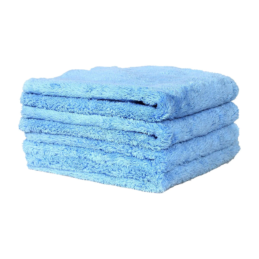 Super Plush Microfibre Edgeless Buffing Towel 500GSM (40X40), product photo on white