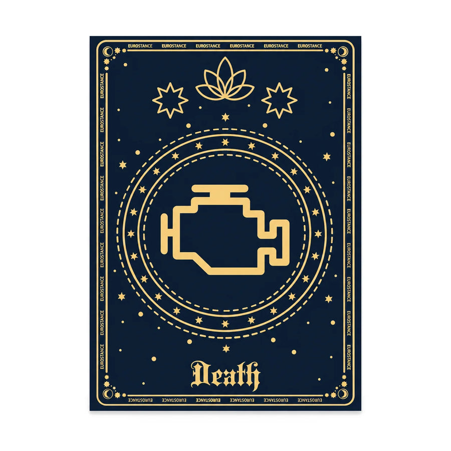 EuroStance Tarot - Death - Poster, product photo on white