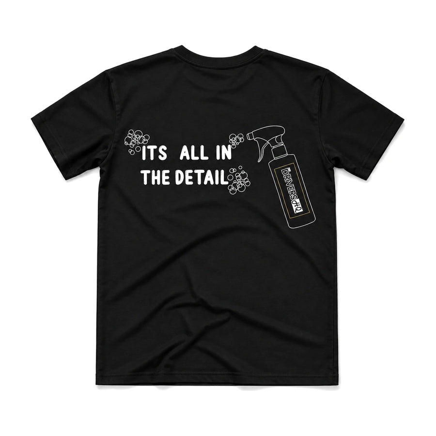 TDHQ Its All In The Detail Tee T-shirt back view, product photo on white