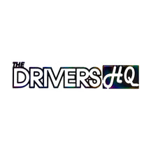 The Drivers HQ Decal Car Sticker - Medium 280mm Black Oil Slick, product photo on white