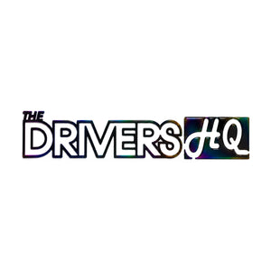 The Drivers HQ Decal Car Sticker - Medium 280mm Black Oil Slick