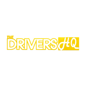 The Drivers HQ Decal Car Sticker - Medium 280mm Yellow