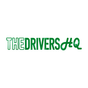 The Drivers HQ Long Outlined Logo 245mm x 40mm Green