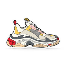 The Hyped Source Balenciaga Triple S Air Freshener - Vanilla Scent: back of the card
