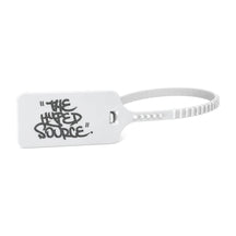The Hyped Source Cable Tag White, product photo on white