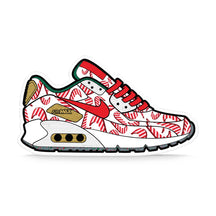 The Hyped Source Christmas AM90 Air Freshener - Candy Cane Scent: back of the card
