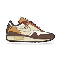 The Hyped Source Travis Scott AM1 Air Freshener - Vanilla Scent: back of the card