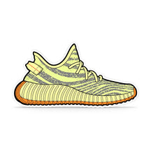 The Hyped Source Yeezy 350 Yebra Air Freshener - Lemon Scent: back of the card