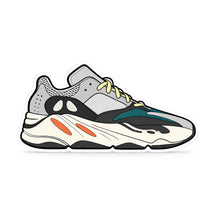 The Hyped Source Yeezy 700 Waverunner Air Freshener - Cool Water Scent: back of the card