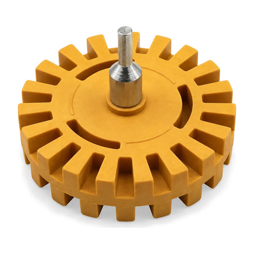 Toffee Wheel - Adhesive & Decal Remover for Drill Use