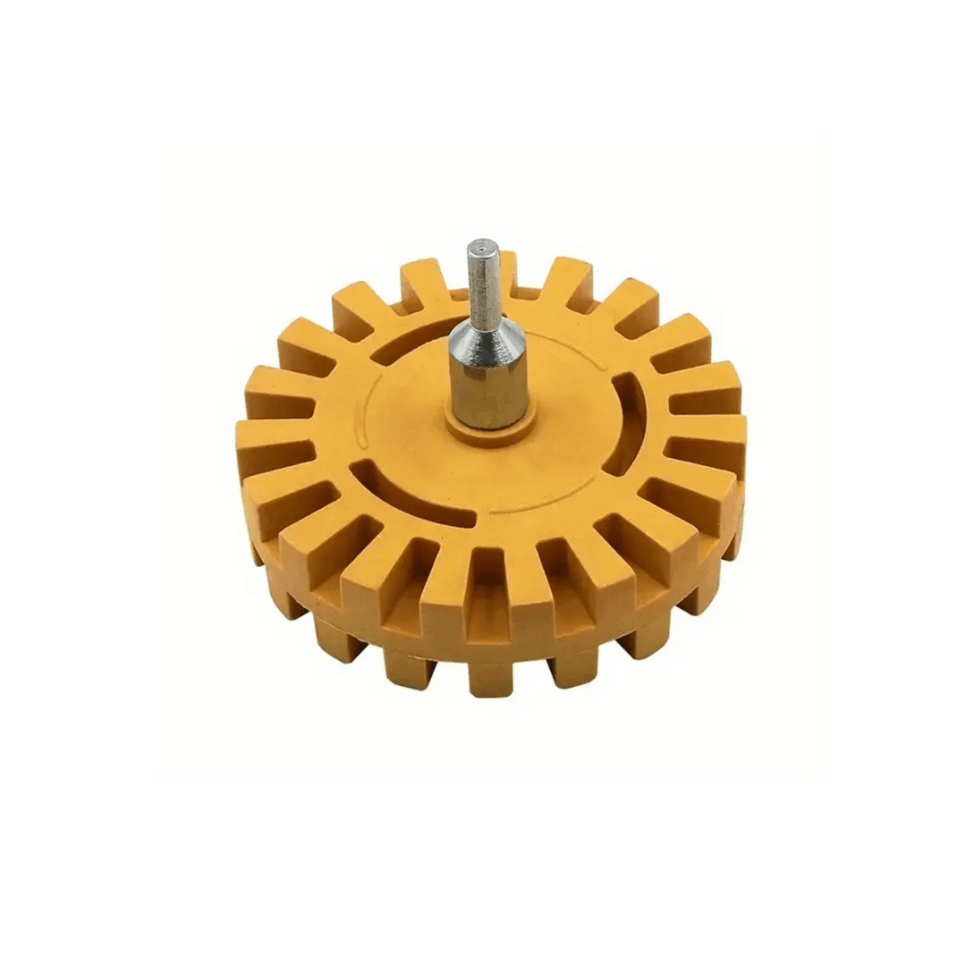 Toffee Wheel – Adhesive & Decal Remover for Drill Use