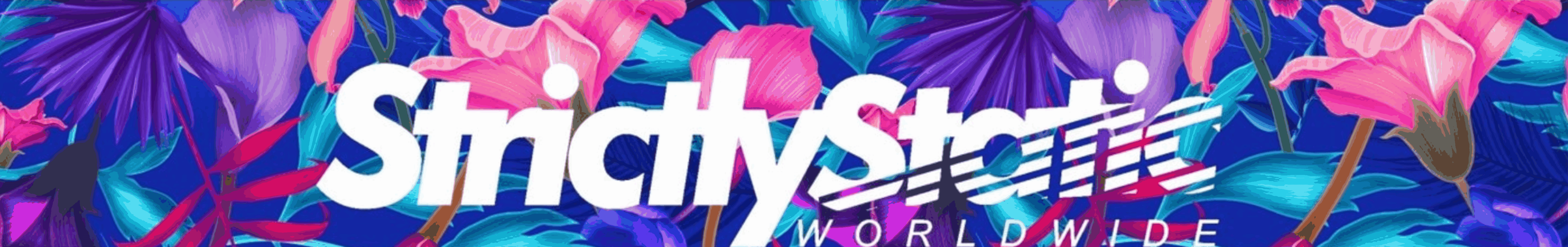 Stritly Static Tropical Flowers Sunstrip