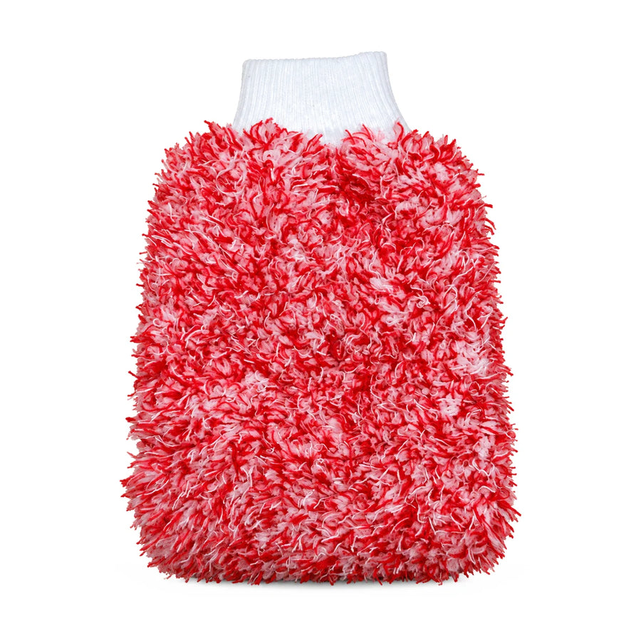 ValetPro Advanced Microfibre Wash Mitt Red, product photo on white