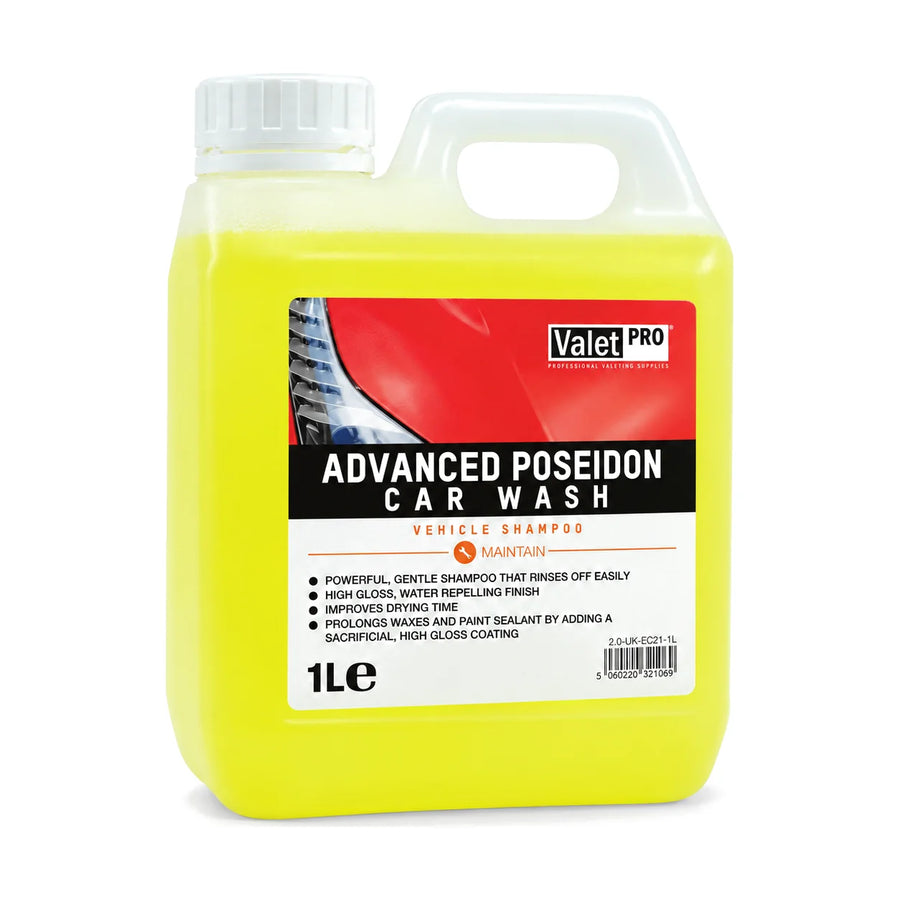 ValetPro Advanced Poseidon Car Wash 1L, product photo on white