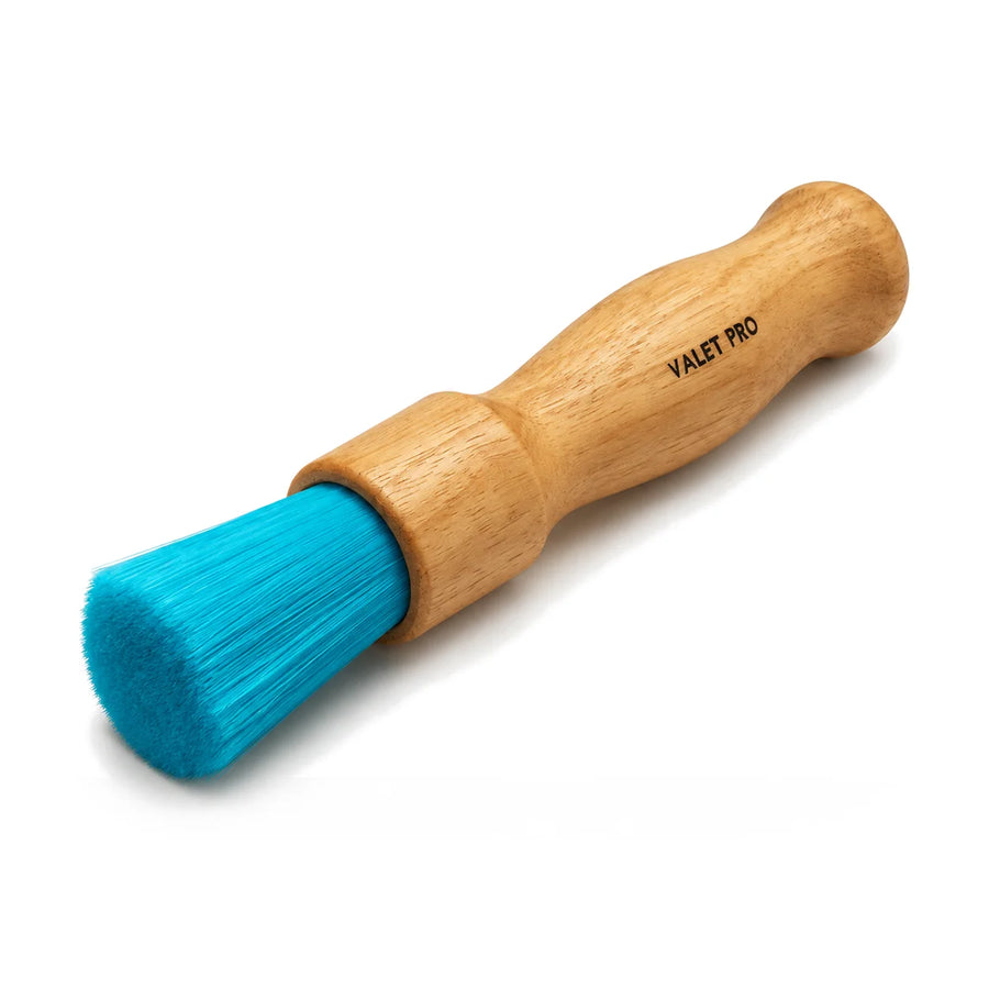 ValetPro Chemical Resistant Brush (Wooden Handle), product photo on white