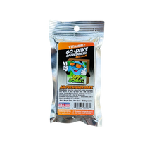 Bio-Bombs Bio-Fresh Bar Vitamin C, front of the silver foil pouch with orange label