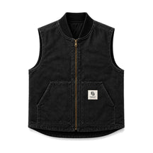 EuroStance Workwear Gilet Black, product photo on white