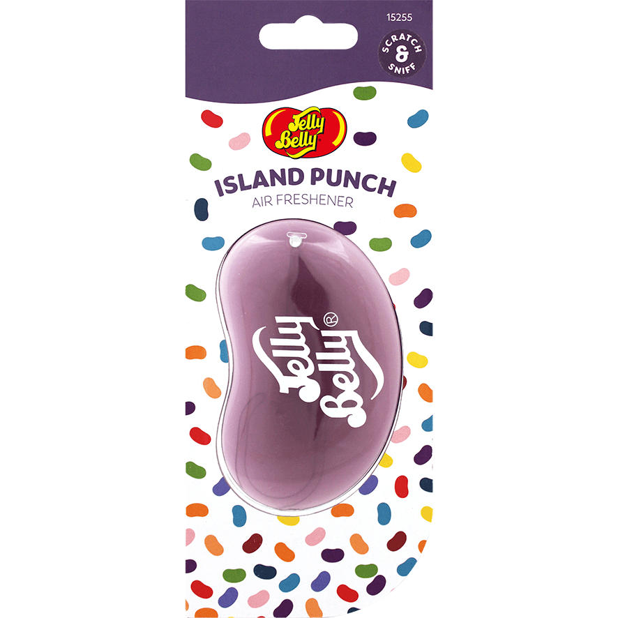 JELLY BELLY ISLAND PUNCH - 3D AIR FRESHENER - The Drivers HQ