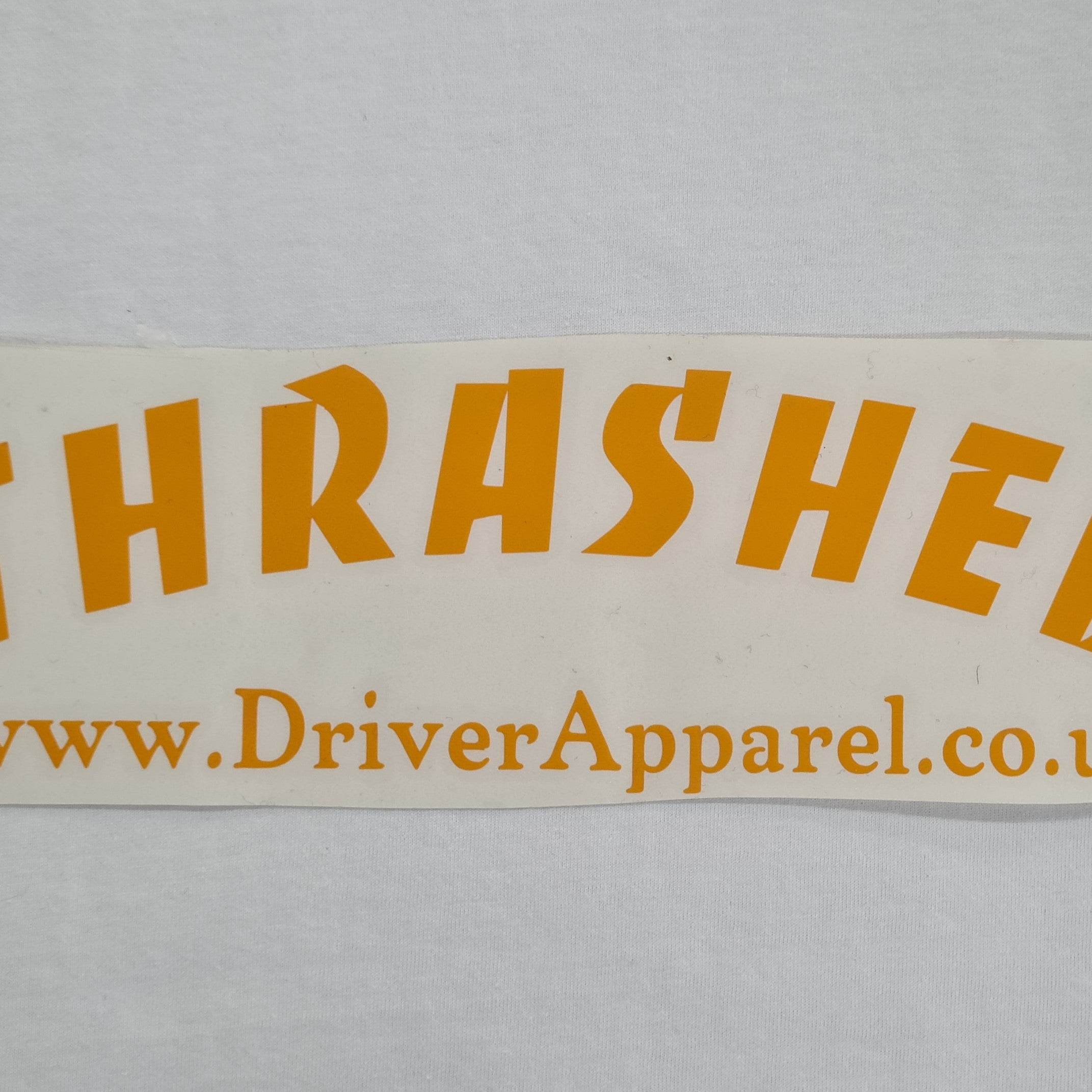 DRIVER APPAREL THRASHED DECAL 23cm - The Drivers HQ