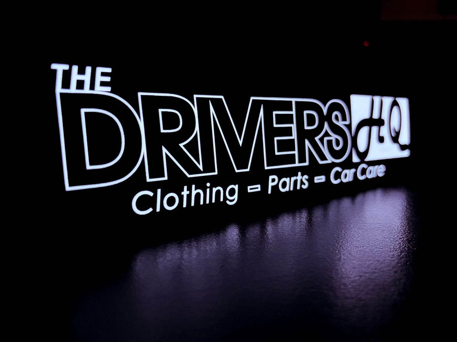 THE DRIVER HQ ELECTRIC LIGHT UP CAR STICKER - The Drivers HQ