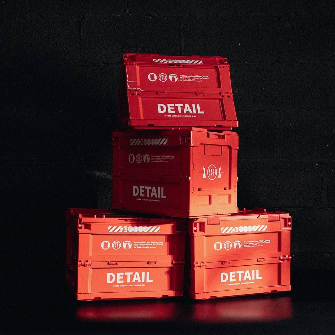 SGCB COLLAPIBLE STORAGE BIN PLASTIC FOLDABLE CRATE - SMALL - The Drivers HQ