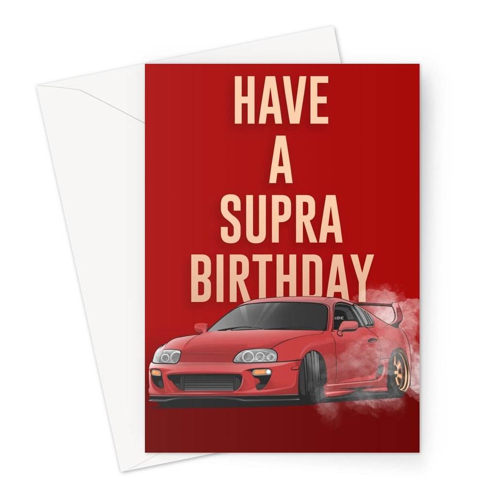 CAR CARDS SUPRA DAY GREETING CARD - The Drivers HQ