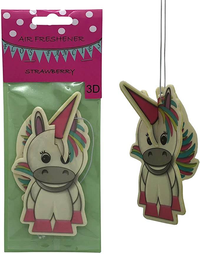 UNICORN 3D AIR FRESHENER - STRAWBERRY - The Drivers HQ