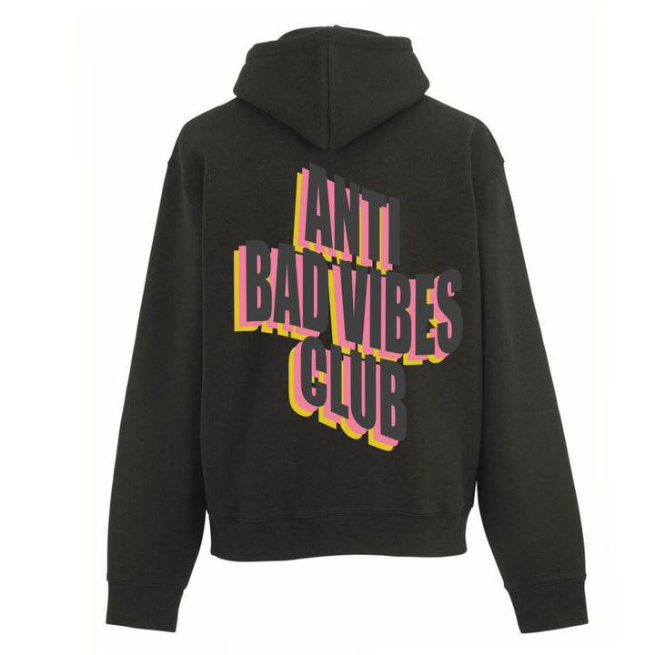 CDA ANTI BAD VIBES CLUB HOODIE - BLACK - The Drivers HQ