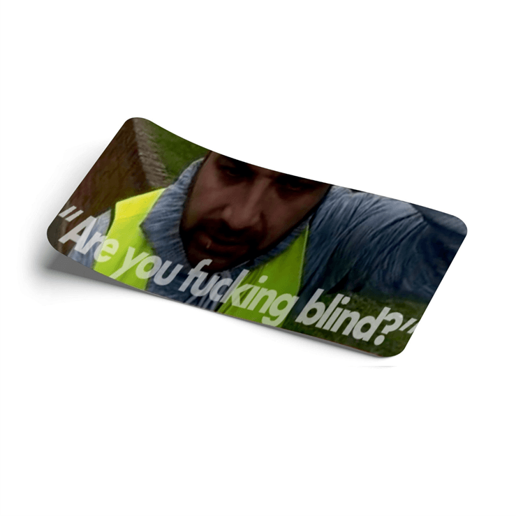 STRICTLY STATIC ARE YOU BLIND? DECAL SLAP - The Drivers HQ