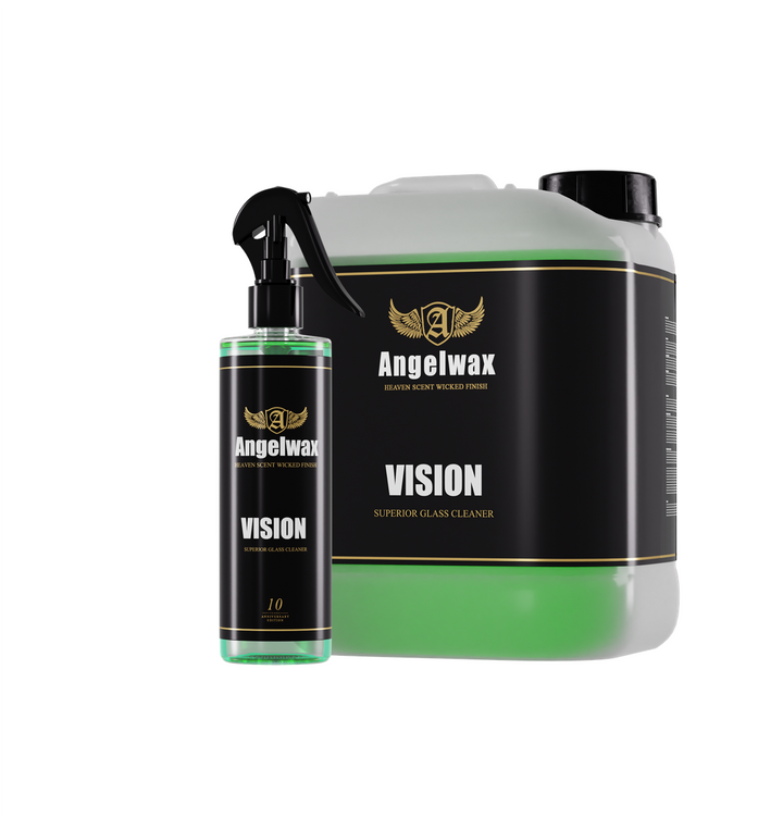 AngelWax Vision - Superior Automotive Glass Cleaner (500ml & 5L)