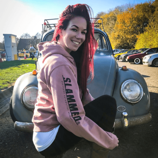 VAGABOND SLAMMED HOODIE DUSKY PINK - The Drivers HQ
