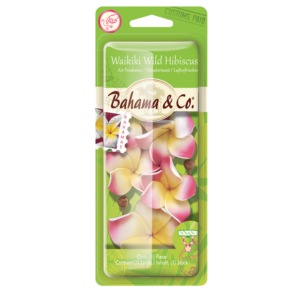 BAHAMA & CO. AIR FRESHENER NECKLANCE WAIKIKI WILD HIBISCUS - The Drivers HQ