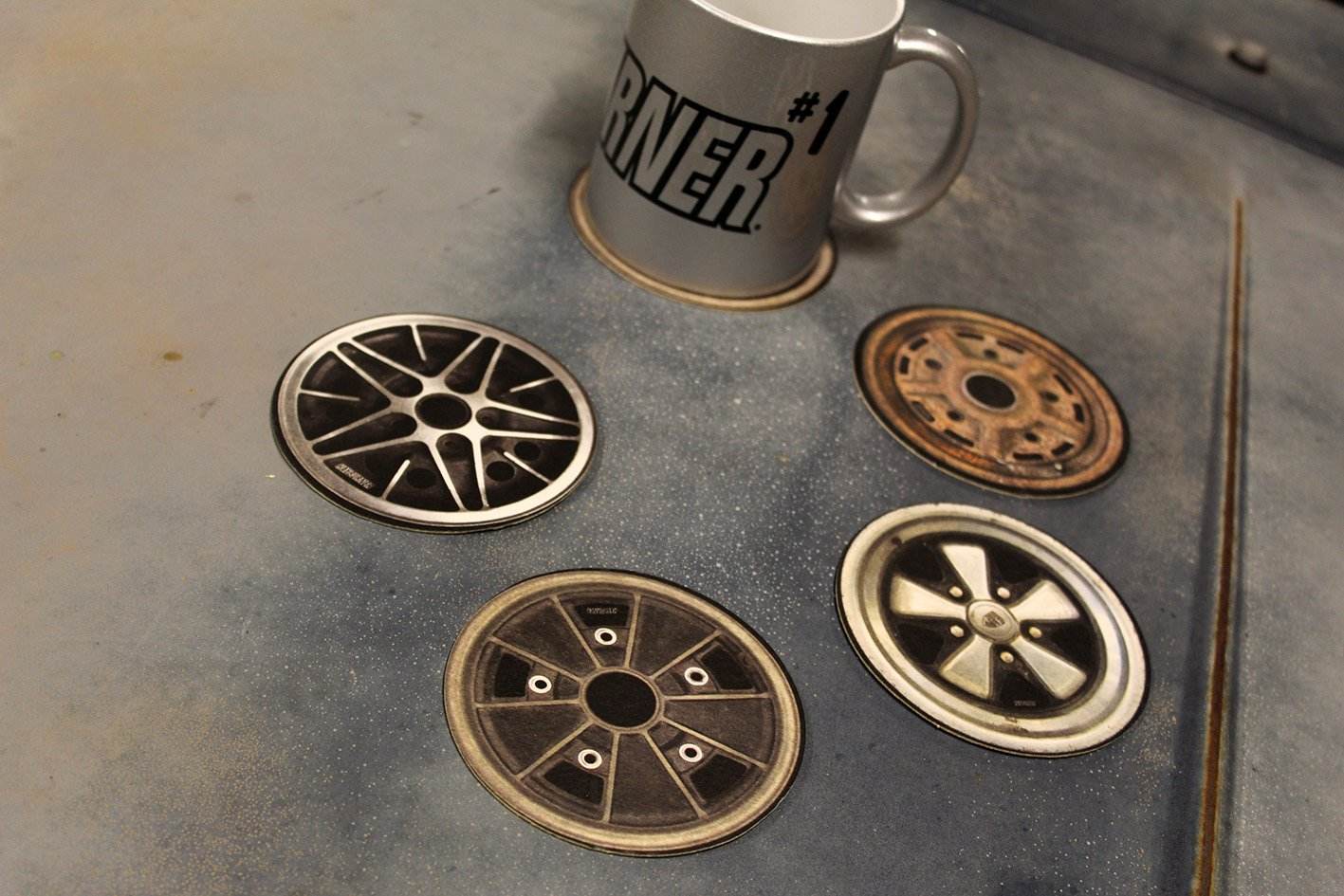 HAYBURNER BEER MAT COASTER - SET OF 4 - The Drivers HQ