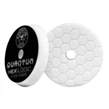 CHEMICAL GUYS HEX-LOGIC QUANTUM BUFFING PAD - WHITE -5.5″ - The Drivers HQ