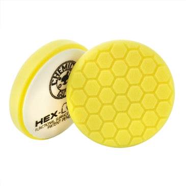 CHEMICAL GUYS 5.5″ HEX-LOGIC PAD – YELLOW CUTTING/COMPOUNDING PAD - The Drivers HQ