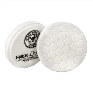 CHEMICAL GUYS 5.5″ HEX-LOGIC PAD – WHITE MEDIUM LIGHT POLISHING PAD 5.5″ - The Drivers HQ
