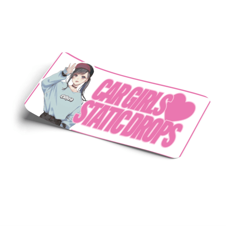 STRICTLY STATIC CAR GIRLS STATIC DROPS DECAL SLAP - The Drivers HQ