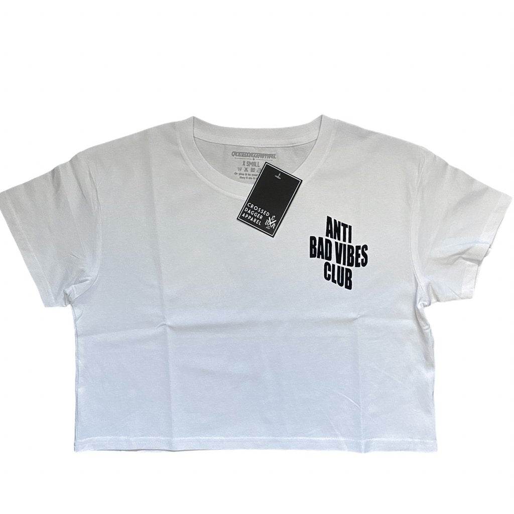 CDA ANTI BAD VIBES CLUB CROP - The Drivers HQ
