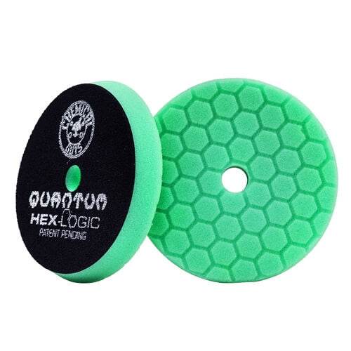 CHEMICAL GUYS - HEX-LOGIC QUANTUM HEAVY POLISHING PAD - GREEN 6.5″ - The Drivers HQ