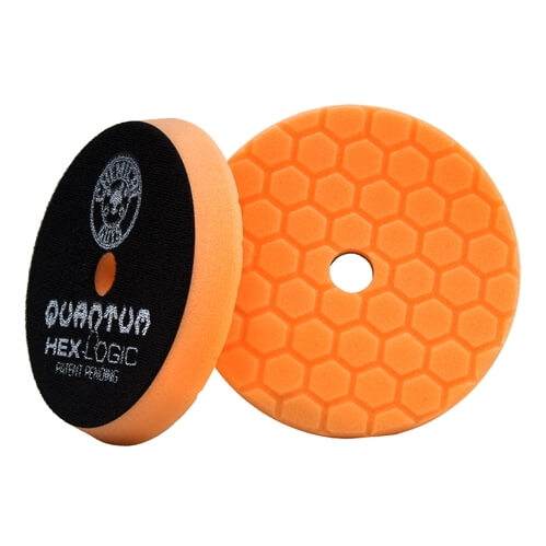 CHEMICAL GUYS - HEX-LOGIC QUANTUM CUTTING PAD - ORANGE 6.5″ - The Drivers HQ