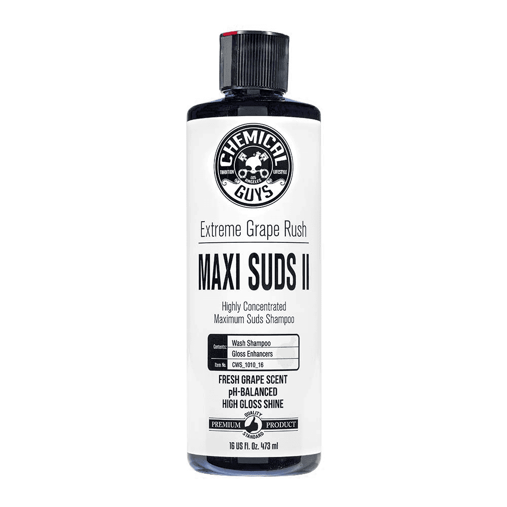 CHEMICAL GUYS MAXI-SUDS II: SUPER SUDS SHAMPOO- GRAPE FUSION 500ml - The Drivers HQ