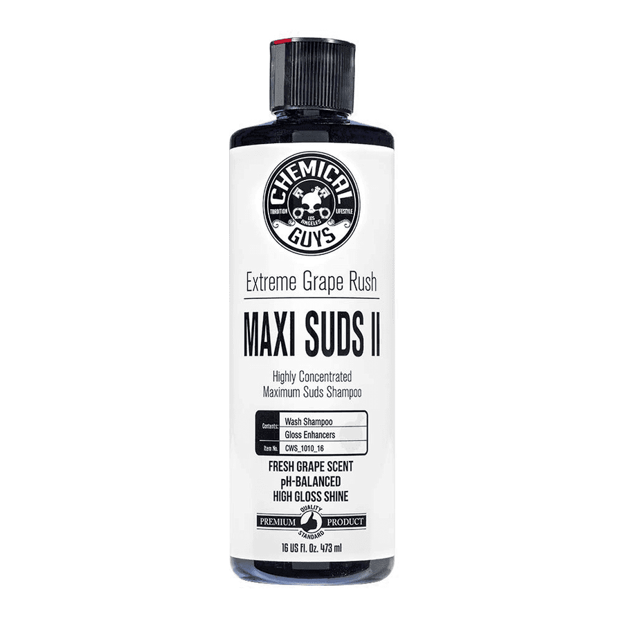 CHEMICAL GUYS MAXI-SUDS II: SUPER SUDS SHAMPOO- GRAPE FUSION 500ml - The Drivers HQ