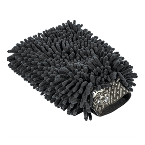 CHEMICAL GUYS CHENILLE MICROFIBER PREMIUM WASH MITT - BLACK - The Drivers HQ