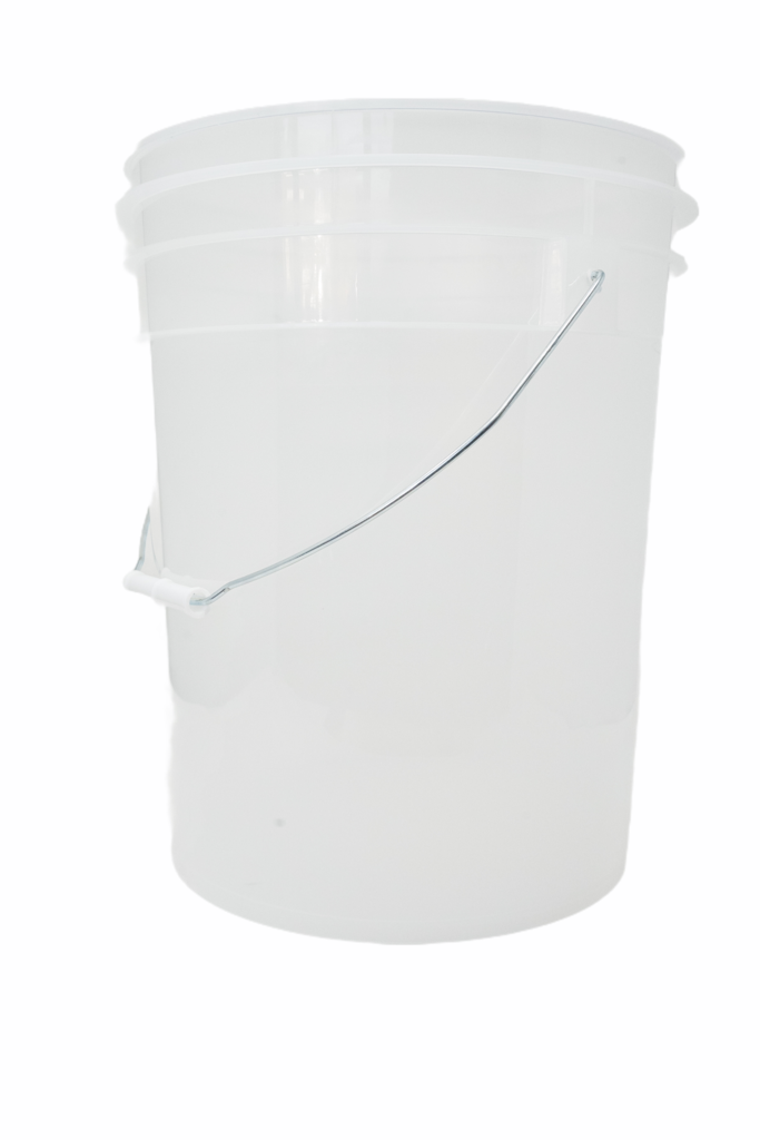 Clear Detailing Wash Bucket With Or Without Gritt Guard