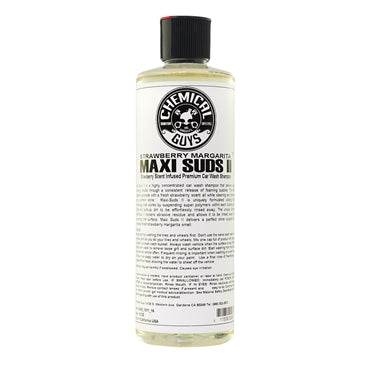 CHEMICAL GUYS MAXI-SUDS II: SUPER SUDS SHAMPOO- STRAWBERRY CLEAR 500ml - The Drivers HQ