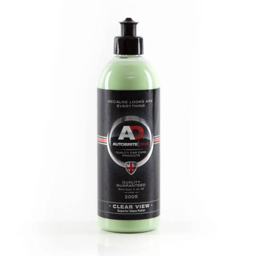AUTOBRITE DIRECT CLEAR VIEW GLASS POLISH - 500ml - The Drivers HQ