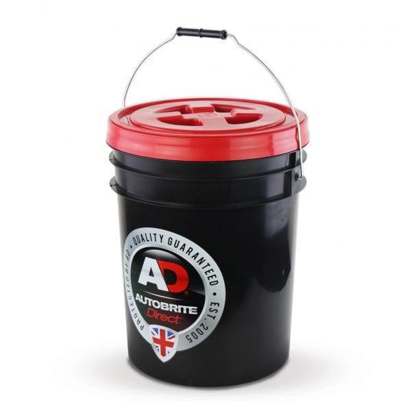 AutoBrite Detailing Bucket Black - Bucket, Gemma Seal And Dirt Guard - The Drivers HQ